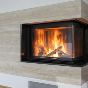 A list of common types of modern fireplaces