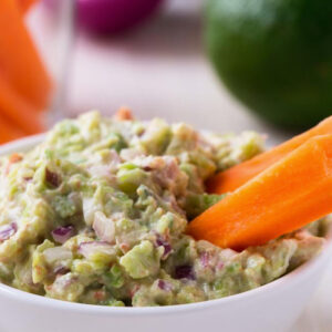 Different types of guacamole