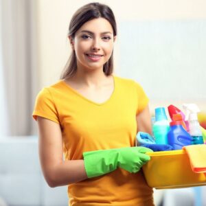 What are the different types of bathroom cleaners